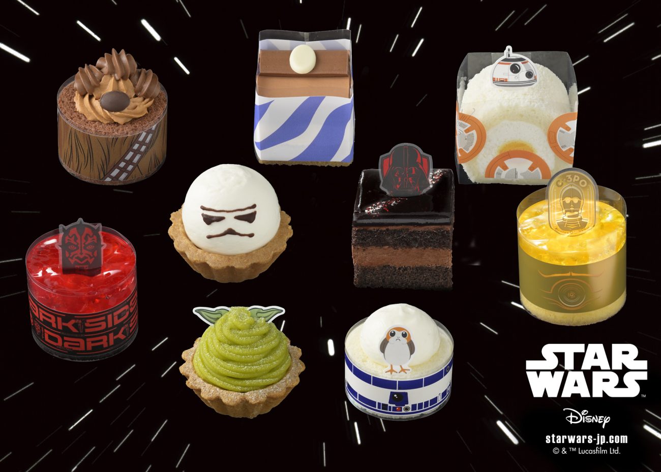 『スター･ウォーズ』の世界観を表現したスイーツ