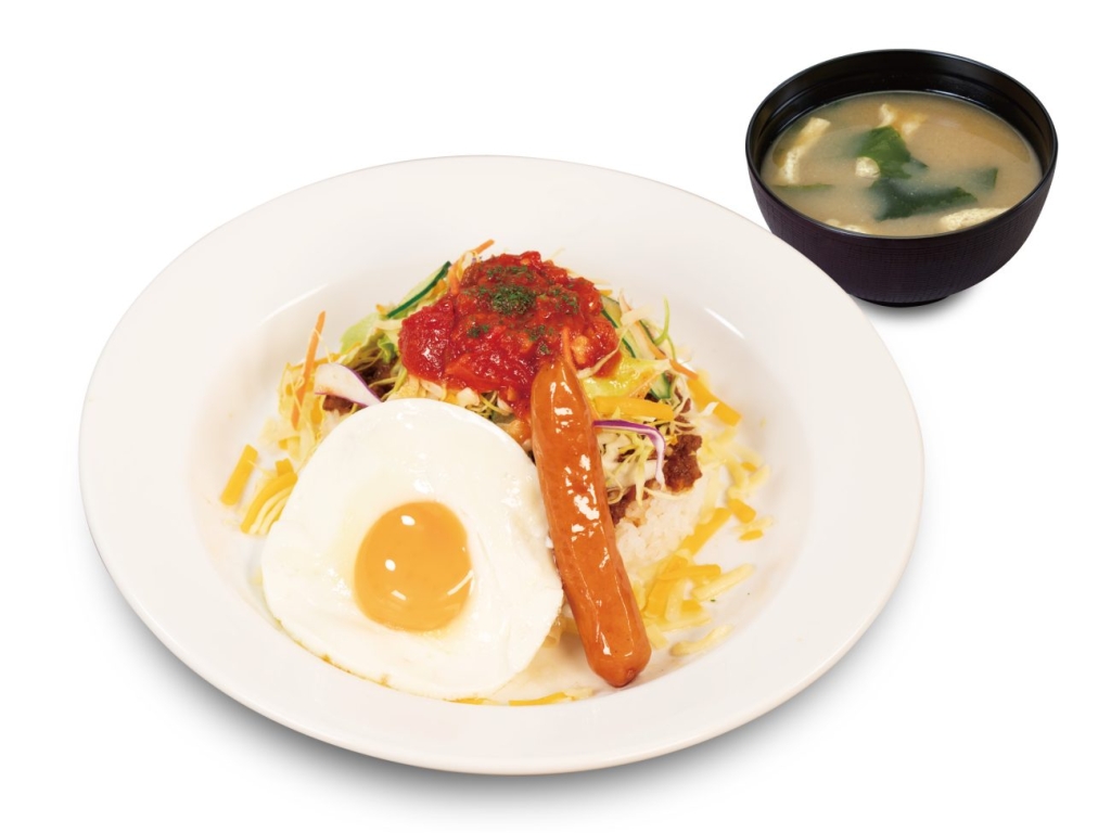 ソーセージエッグタコライス