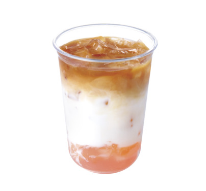 ピーチゼリーアールグレイラテ