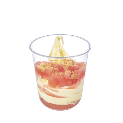 クラウンバニラピーチ＆ピーチパフェ