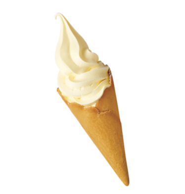 クラウンバニラソフトクリーム
