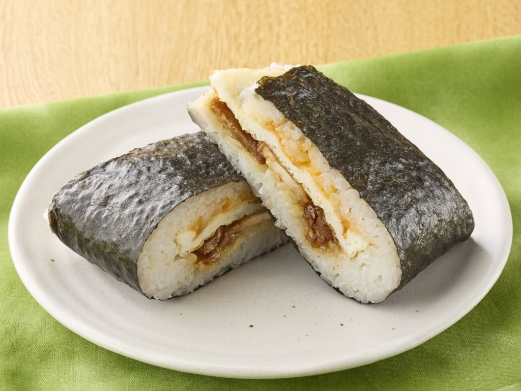 サンドおむすび 焼豚たまご(大麦入り)