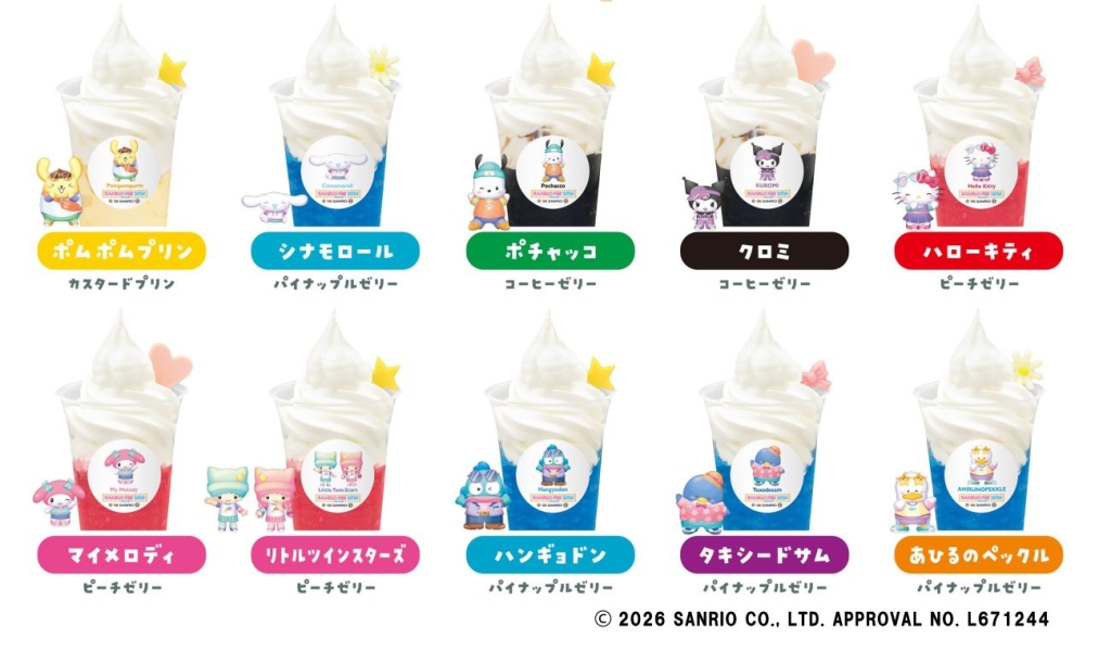「SANRIO FES milkyサンデー」ラインアップ