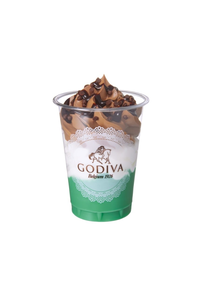 「チョコレートミント ソフトクリーム」