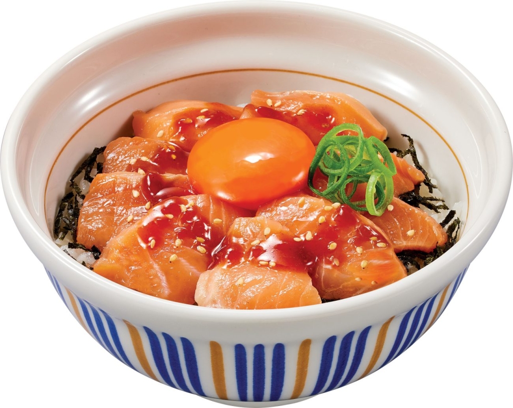 サーモンユッケ丼