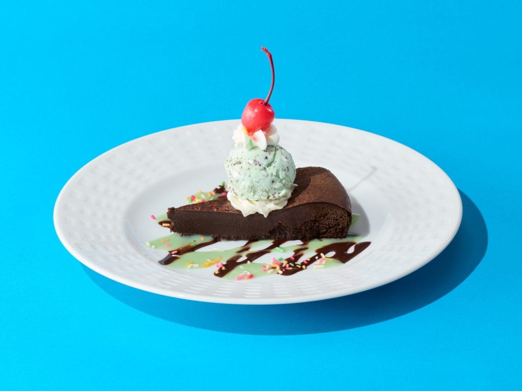 チョコミン党ガトーショコラ