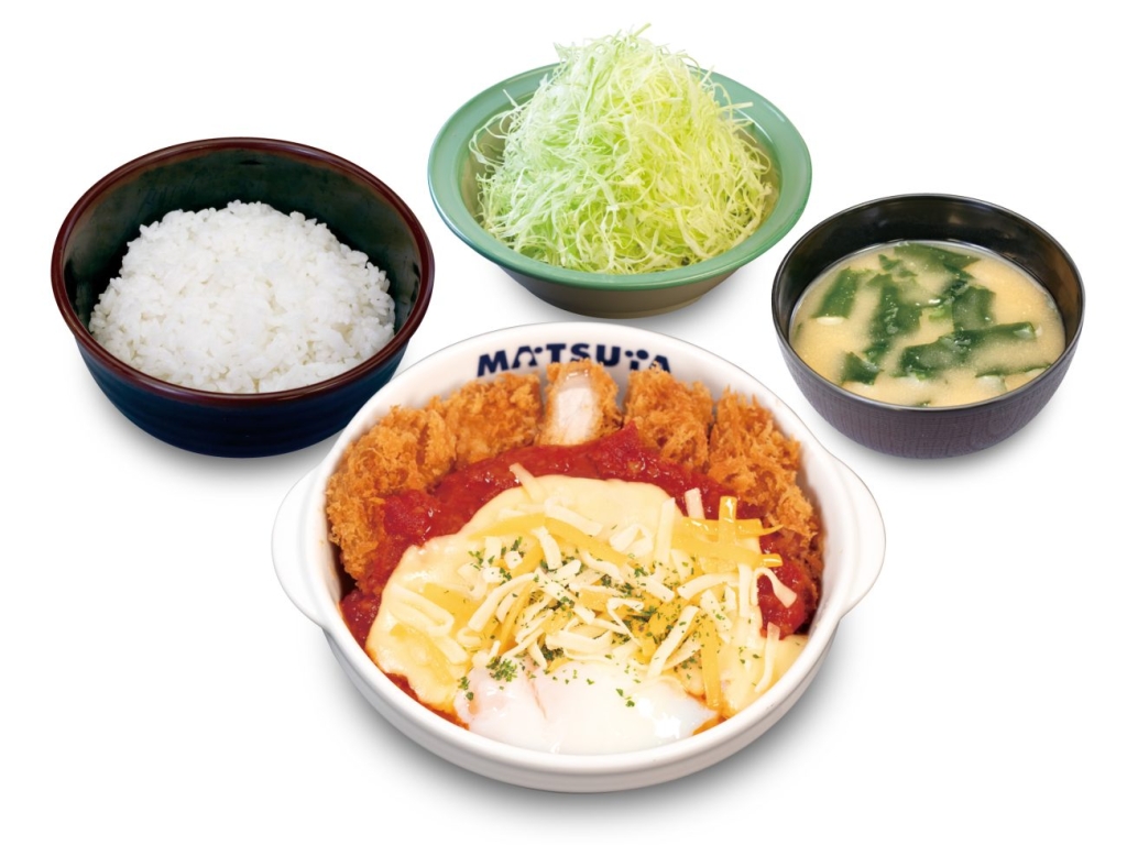 “国産雪国育ち”チーズうまトマロースかつ定食