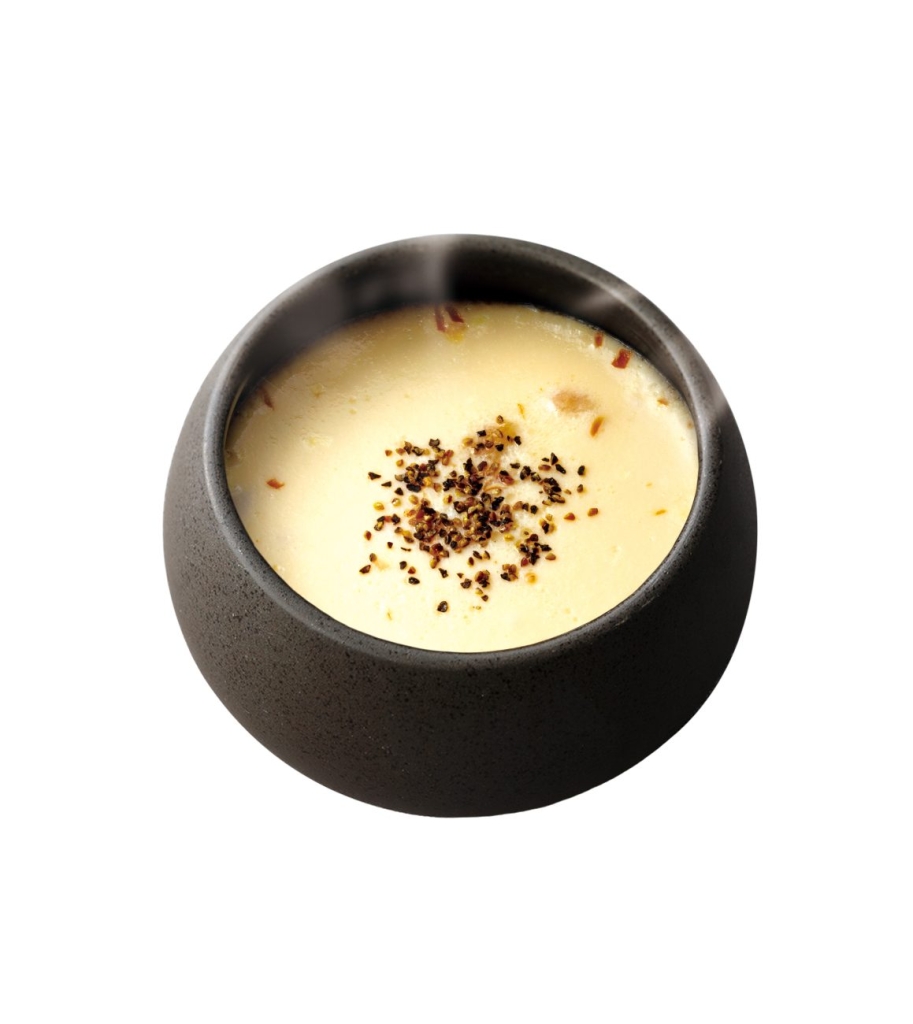 2種のチーズのカルボナーラ風茶碗蒸し 税込319円