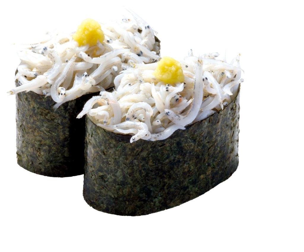 国産 釜揚げ上しらす軍艦 税込176円