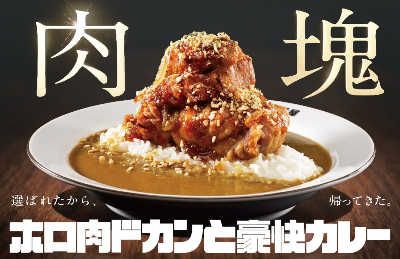 ホロ肉ドカンと豪快カレー