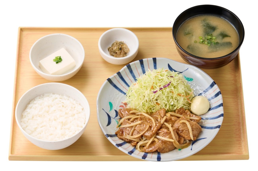『大豆ミートのしょうが焼定食』860円