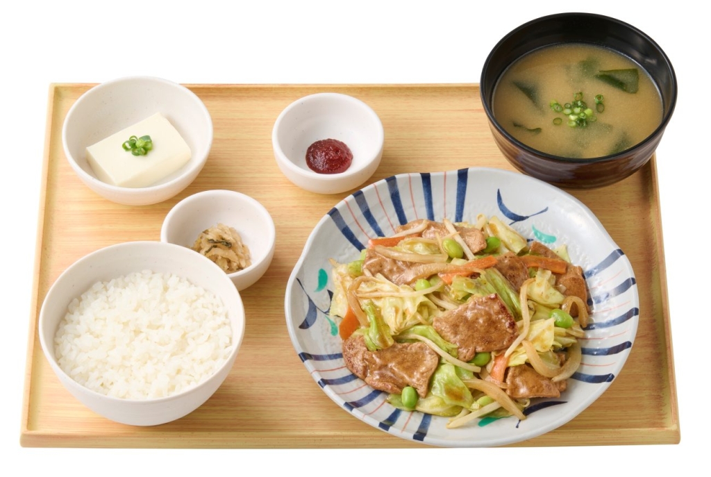 『大豆ミートの野菜炒め定食』960円