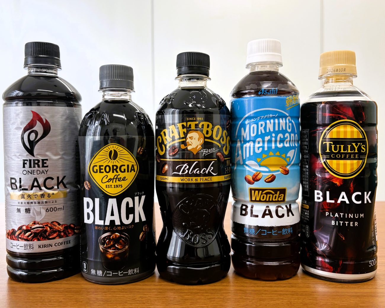 大手各社のPETコーヒー