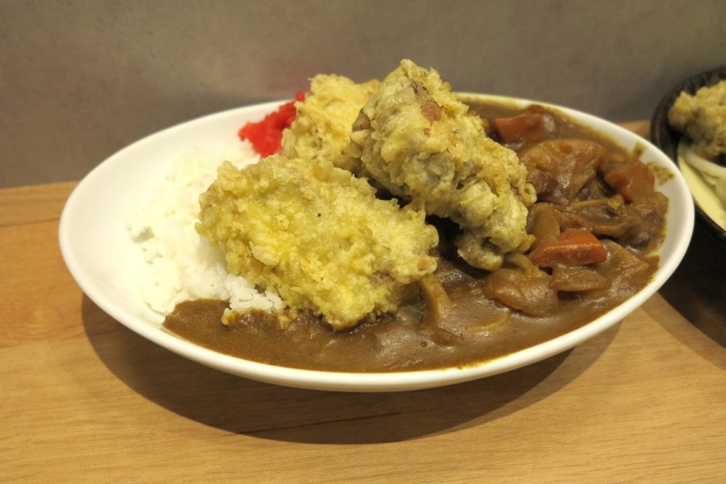 かしわ天カレーライスうどん