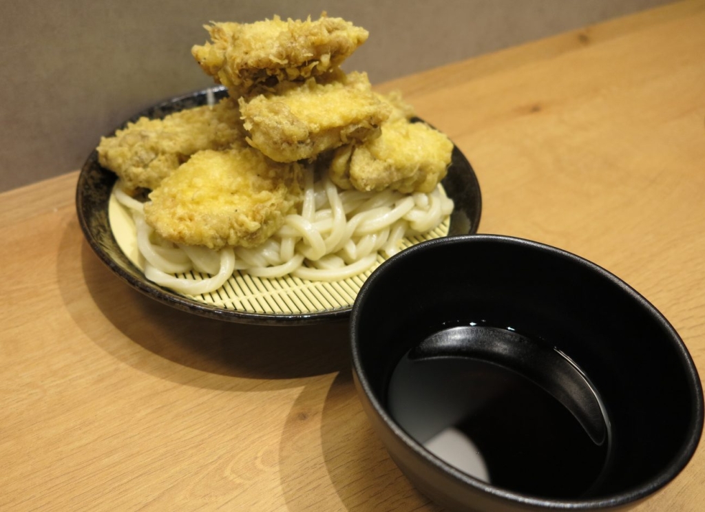黒胡椒かしわ天ざる