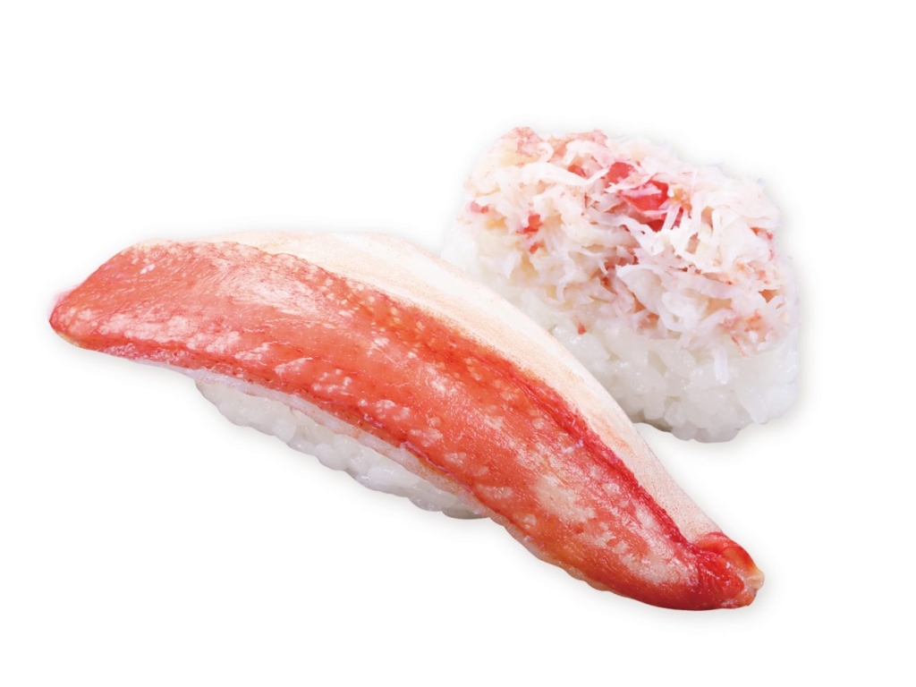 本ずわいがに二種盛り 380円
