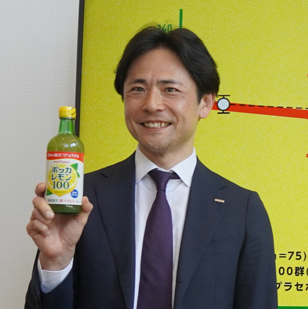 「血圧ケアの習慣化のきっかけにしてほしい」と話す肥後リーダー