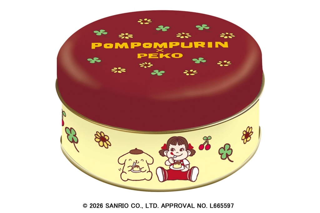 「ミルキー缶(ポムポムプリン)」