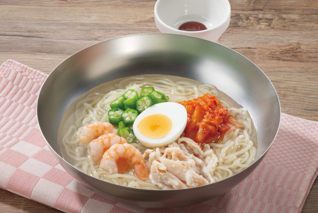 《辛》海老と蒸し鶏のコク旨冷麺