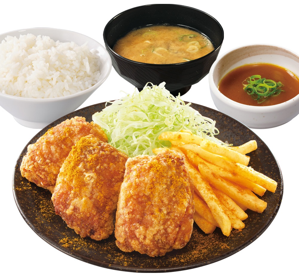 出汁カレーつけから定食