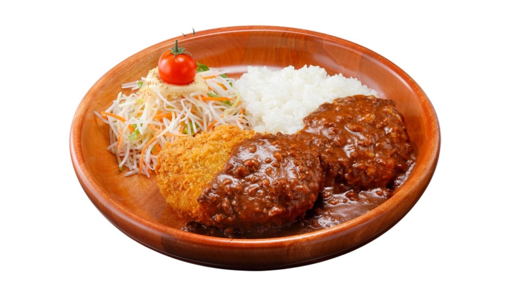 メンチカツカリーディッシュ(ハンバーグなし)