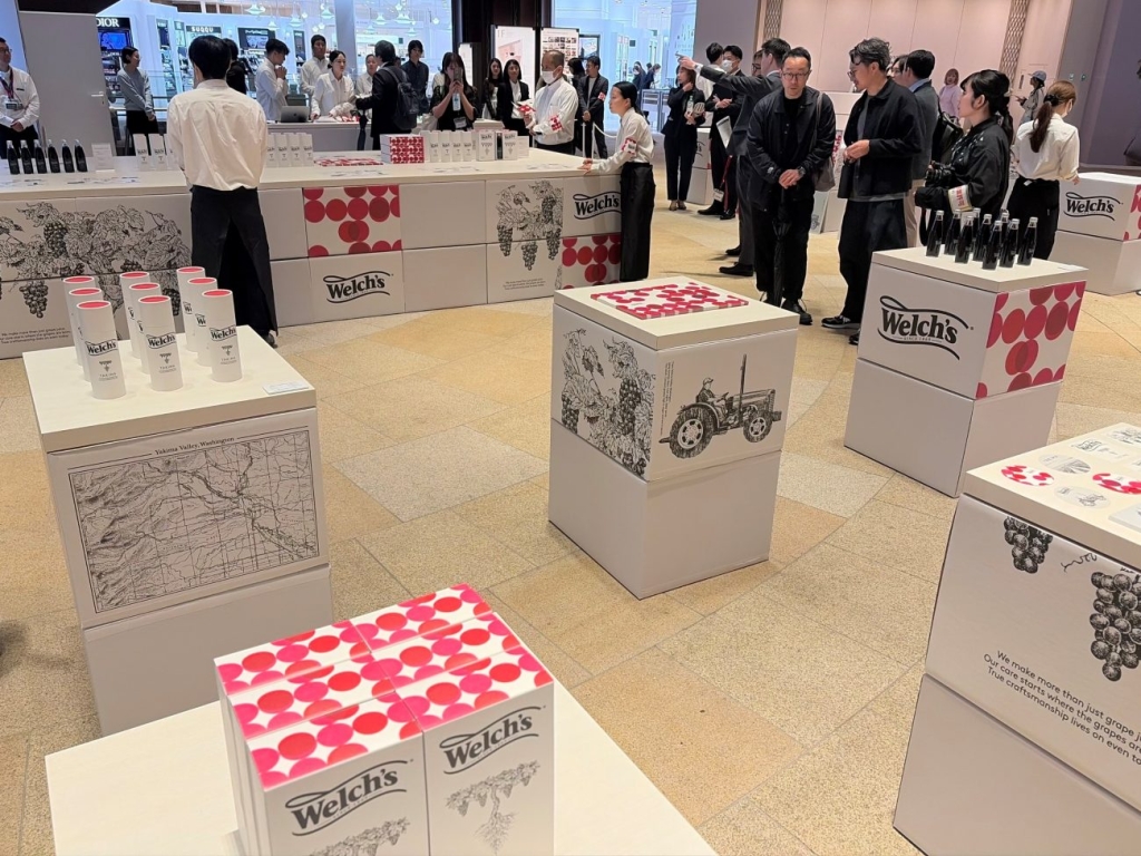 東京ミッドタウン日比谷の「Welch's PREMIUM YAKIMA」のPOPUPショップ