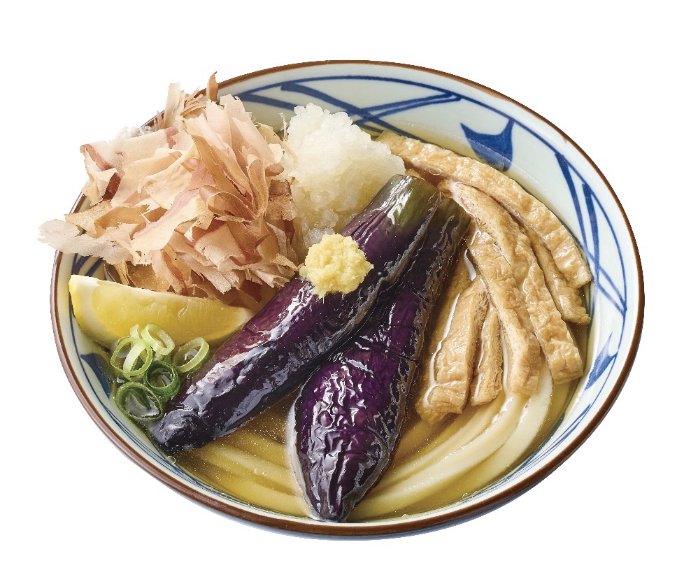 なすおろし冷かけうどん
