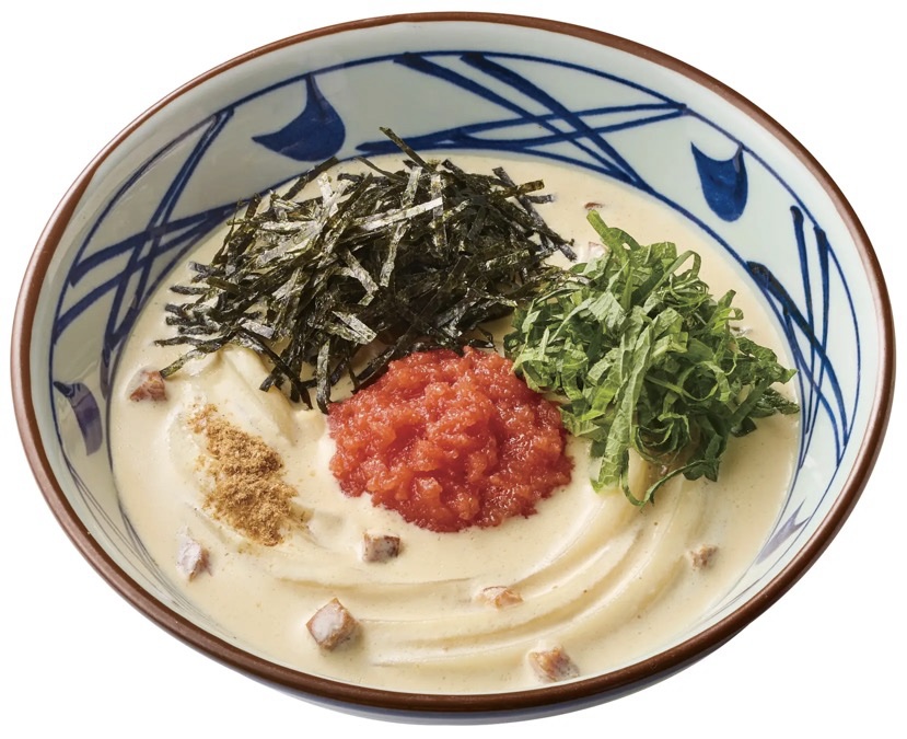 明太クリームうどん