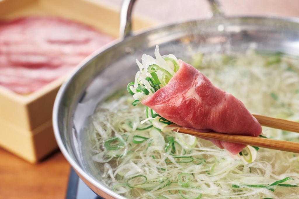 鶏清湯 葱たんしゃぶ