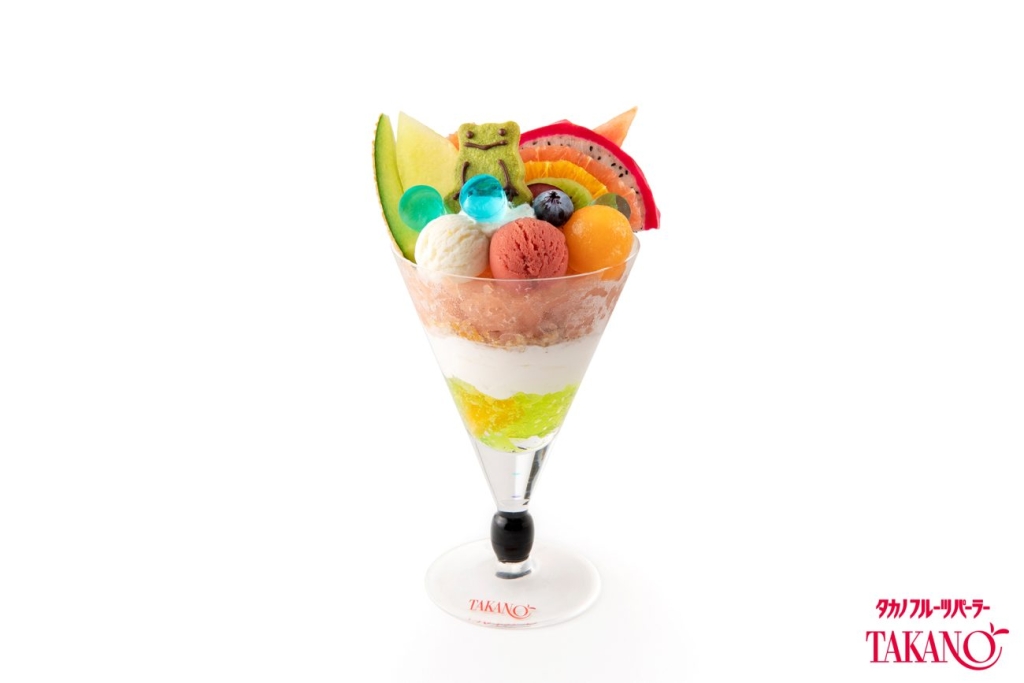 横浜髙島屋店「虹色フルーツパフェ」