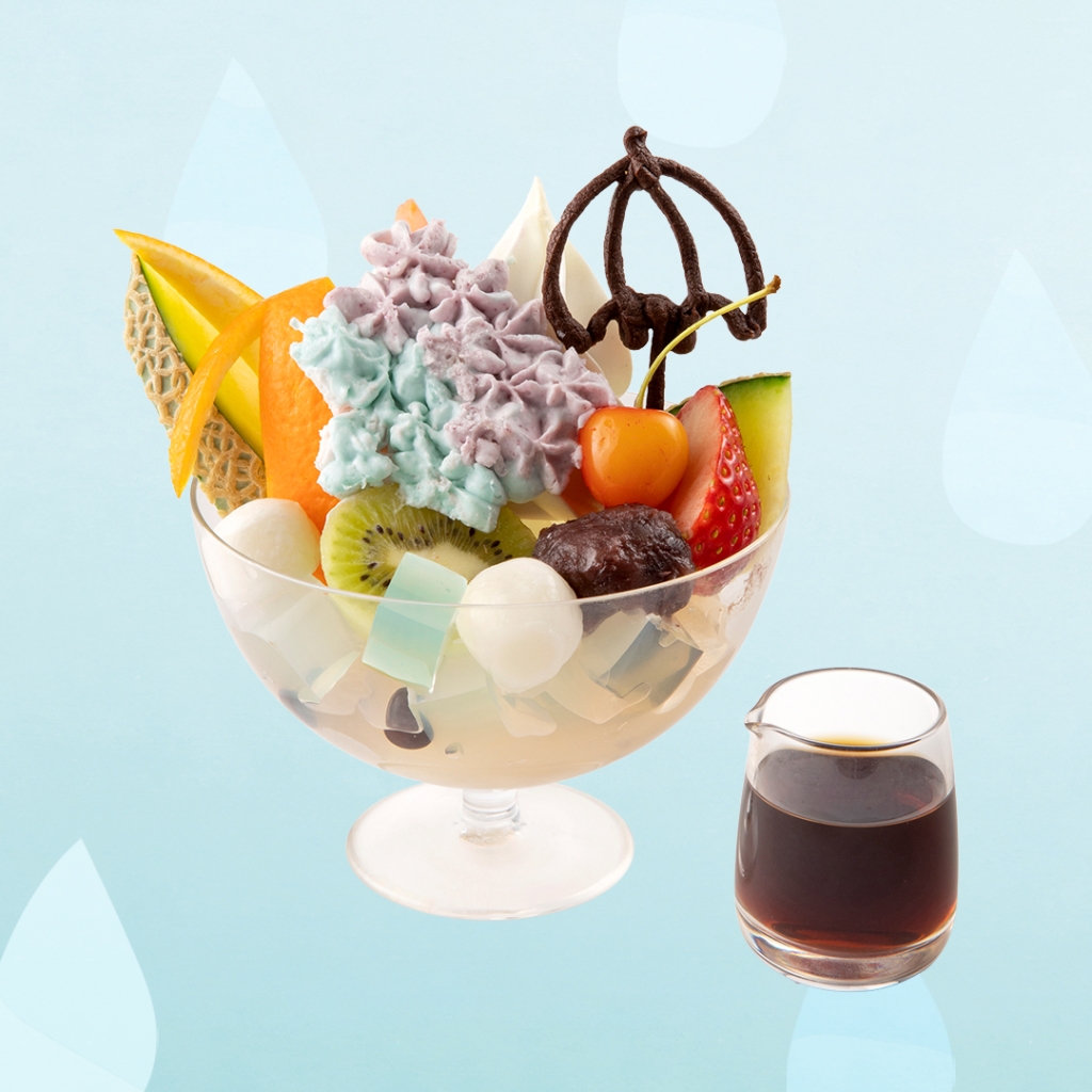 京急上大岡店「雨音クリームあんみつ」