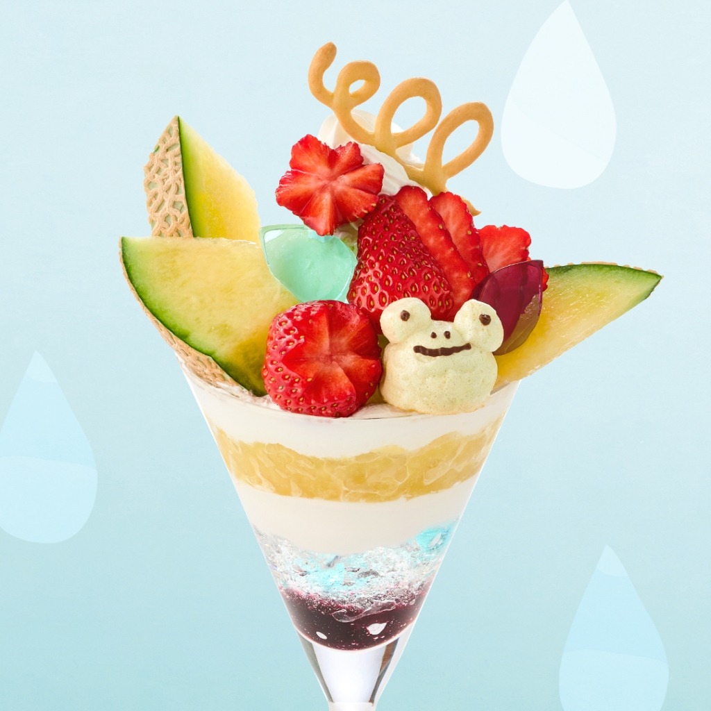 JR名古屋髙島屋店「雫パフェ～マスクメロン･苺～」