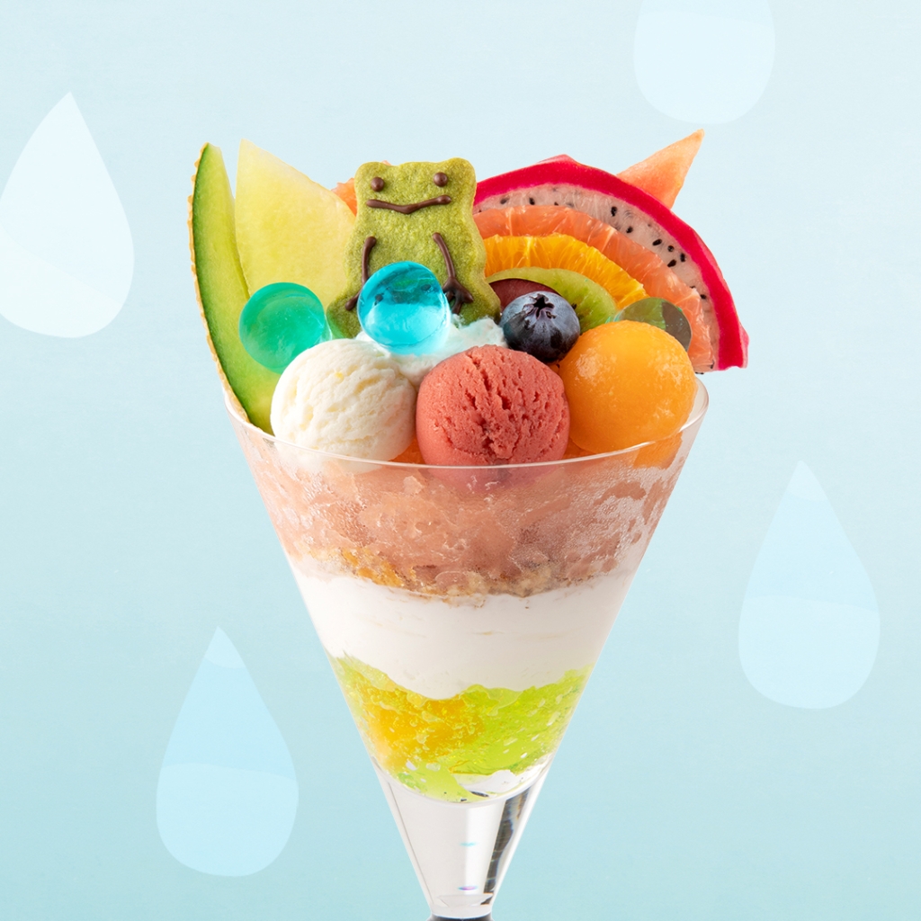 横浜髙島屋店「虹色フルーツパフェ」