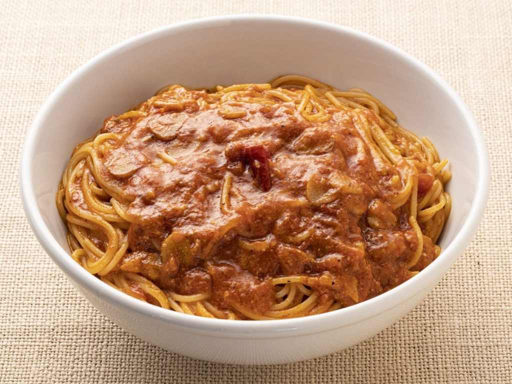 「トマトとニンニクのスパゲティ」