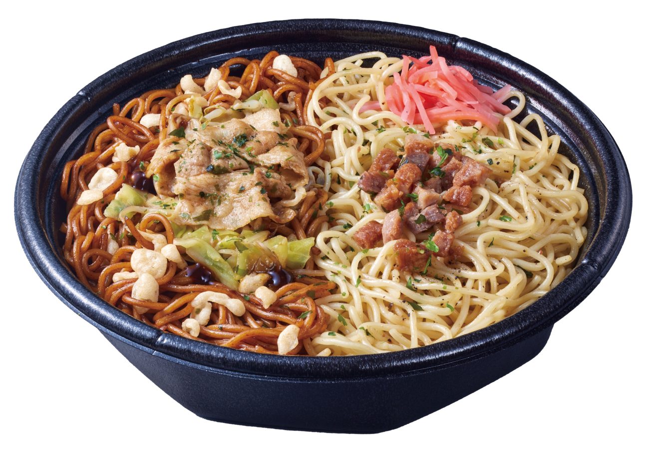 合わせすぎ！ソース＆塩焼そば