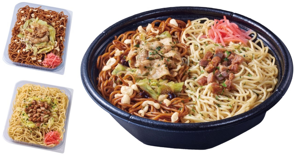 右「合わせすぎ!ソース&塩焼そば」