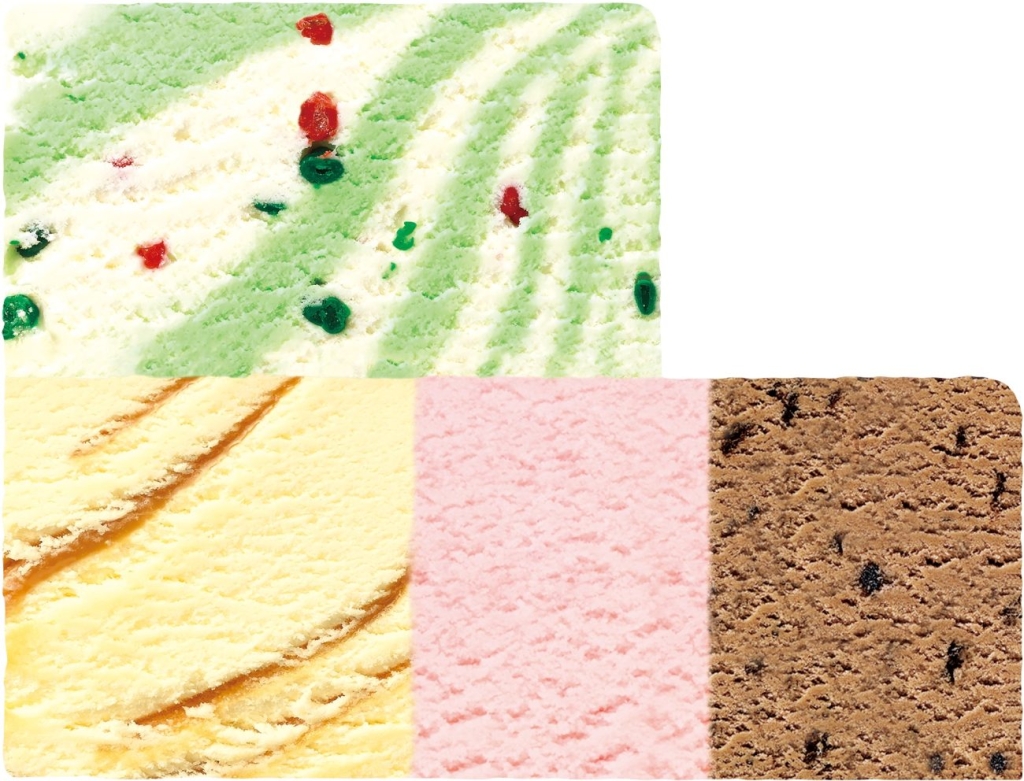 スライムたちがあらわれた！アイスクリームケーキ