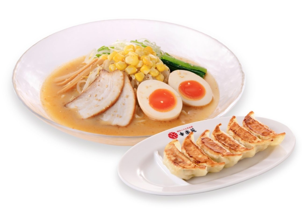冷し味噌らーめん 餃子セット