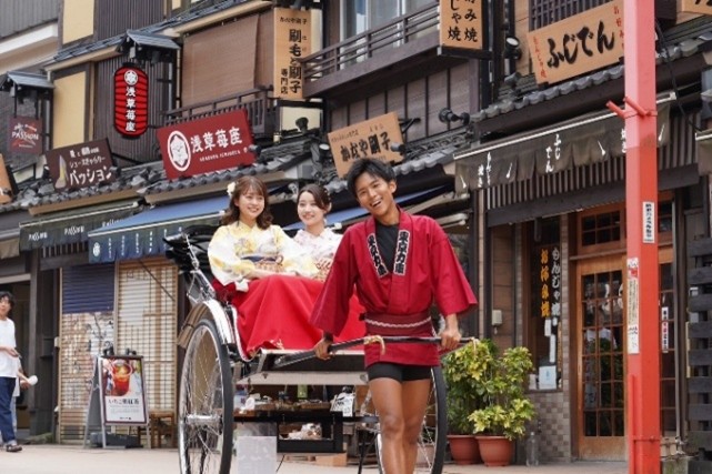 東京力車との連携企画「人力車応援プロジェクト」展開
