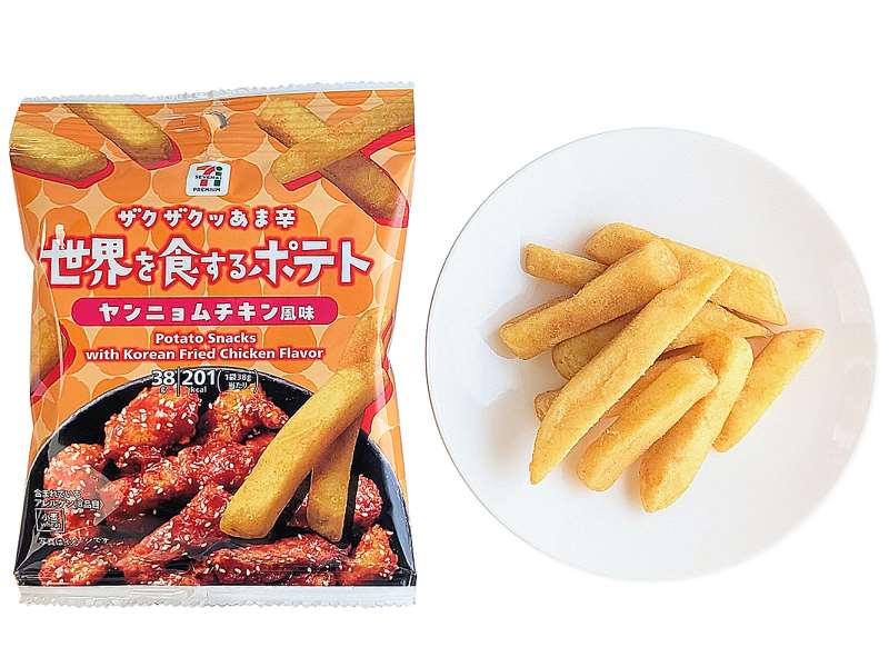 セブンプレミアム 世界を食するポテト ヤンニョムチキン風味