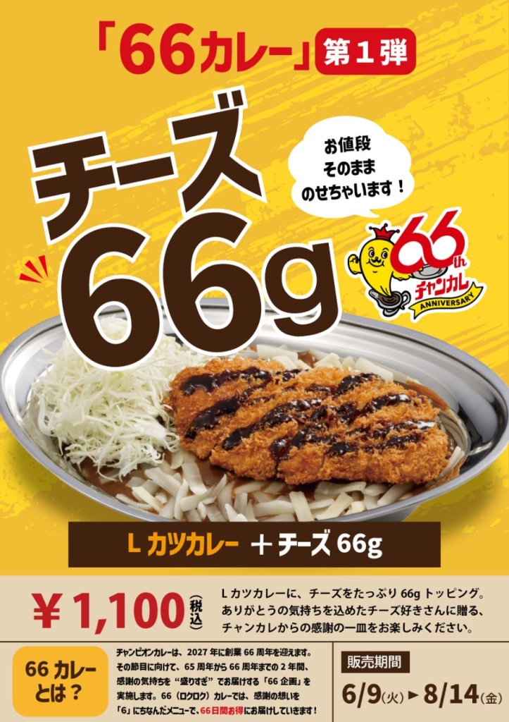 「Lカツカレー+チーズ66g」