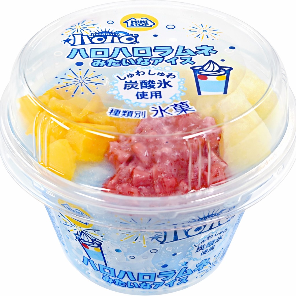 ハロハロラムネみたいなアイス