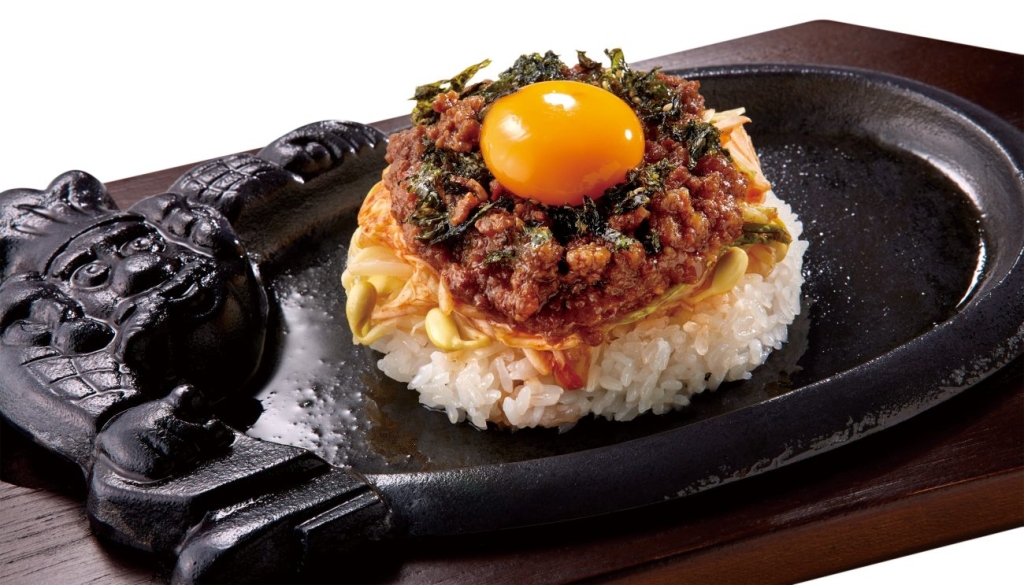 【トッピング】鉄板焼き! ビビンバ風ガーリックライス