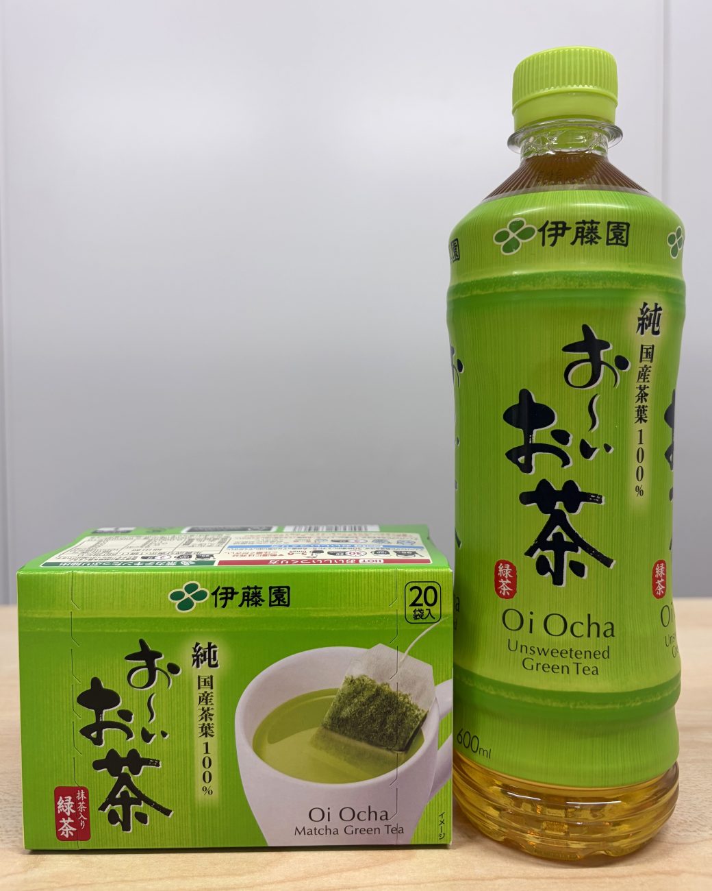 「お～いお茶」は純国産茶葉100％を訴求