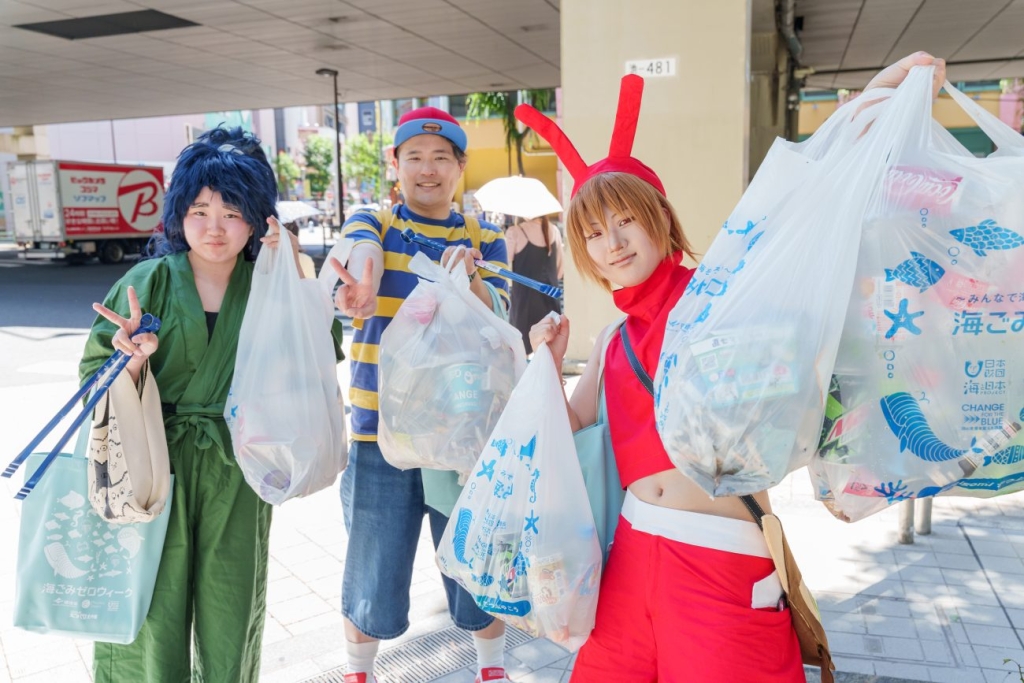 「海ごみゼロウィーク2026」のキックオフイベント「コスプレde海ごみゼロ大作戦2026 at 池袋」の様子