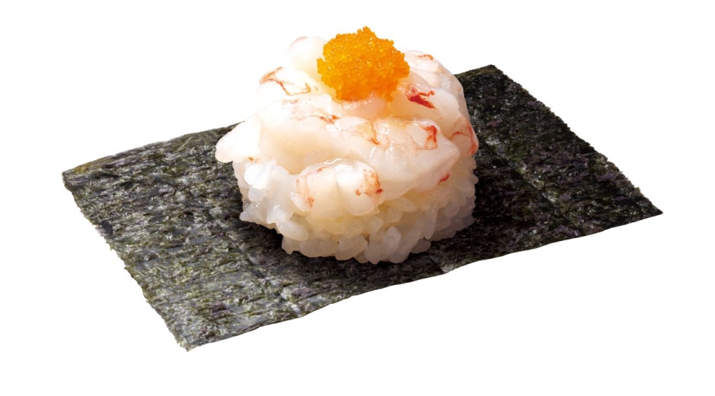 山盛り 赤えびつつみ 160円(税込176円)