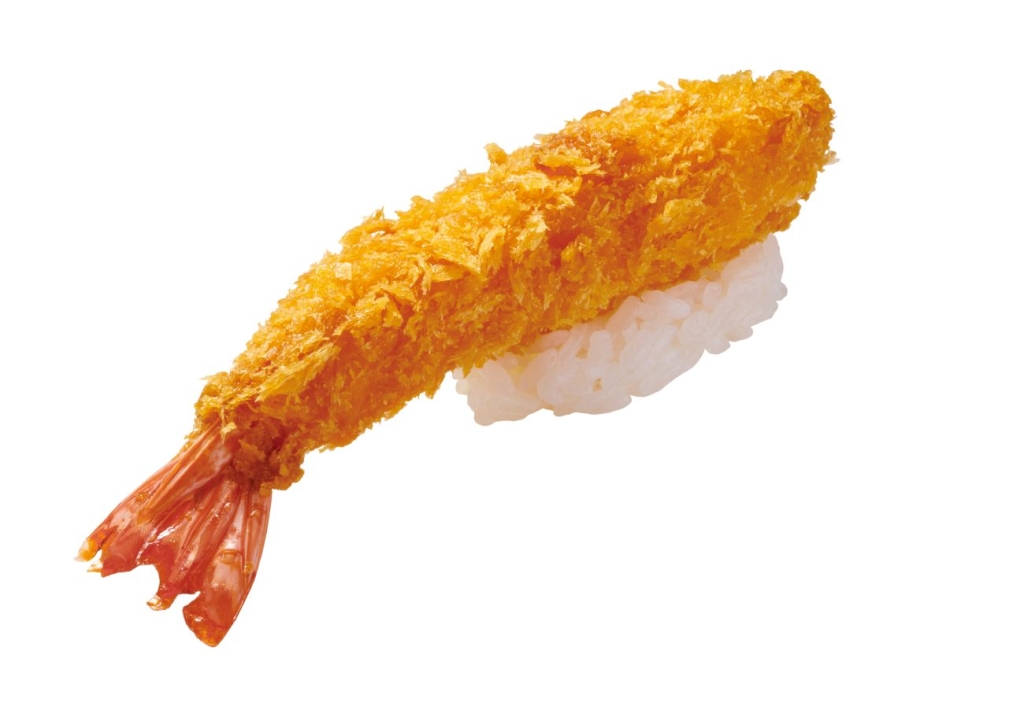 大えびフライ握り 290円(税込319円)