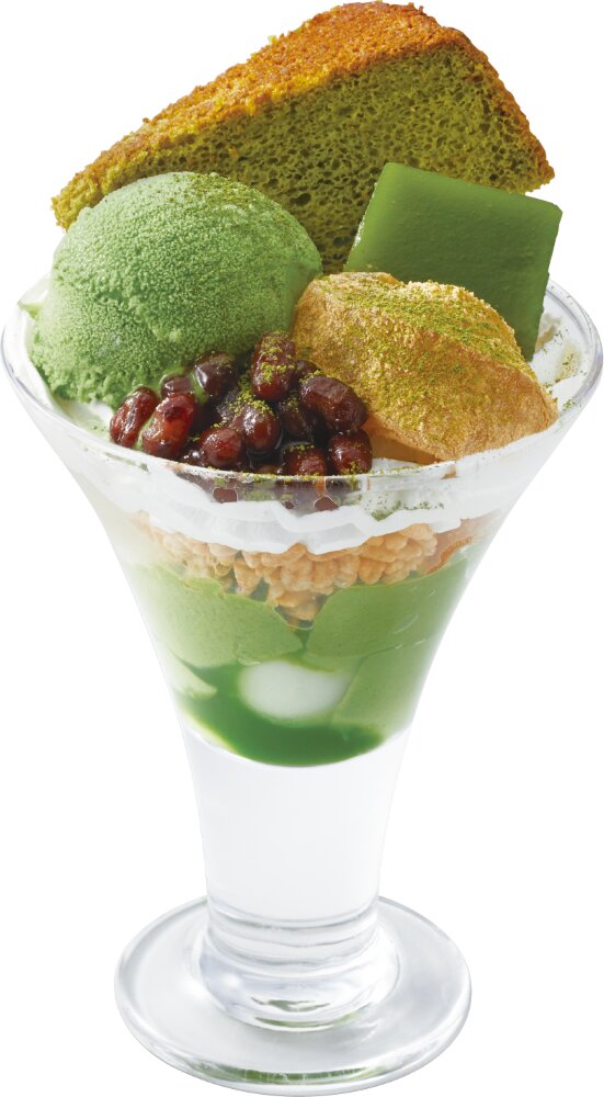 宇治抹茶のパフェ 899円(税込988円)