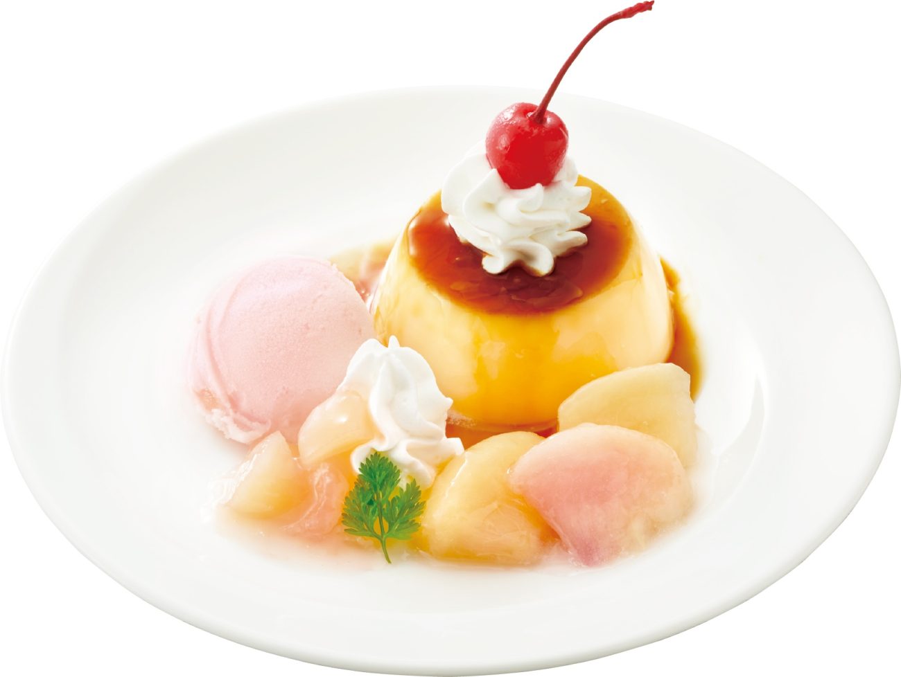 夏のプリンプレート 699円(税込768円)