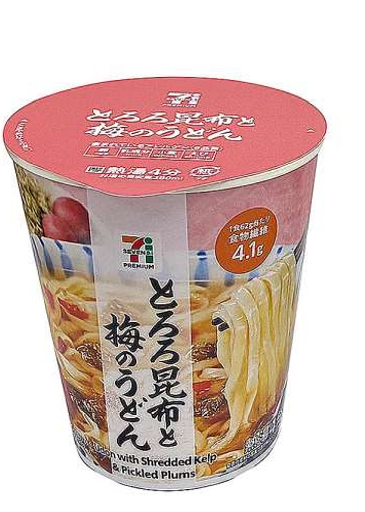 セブンプレミアム とろろ昆布と梅のうどん